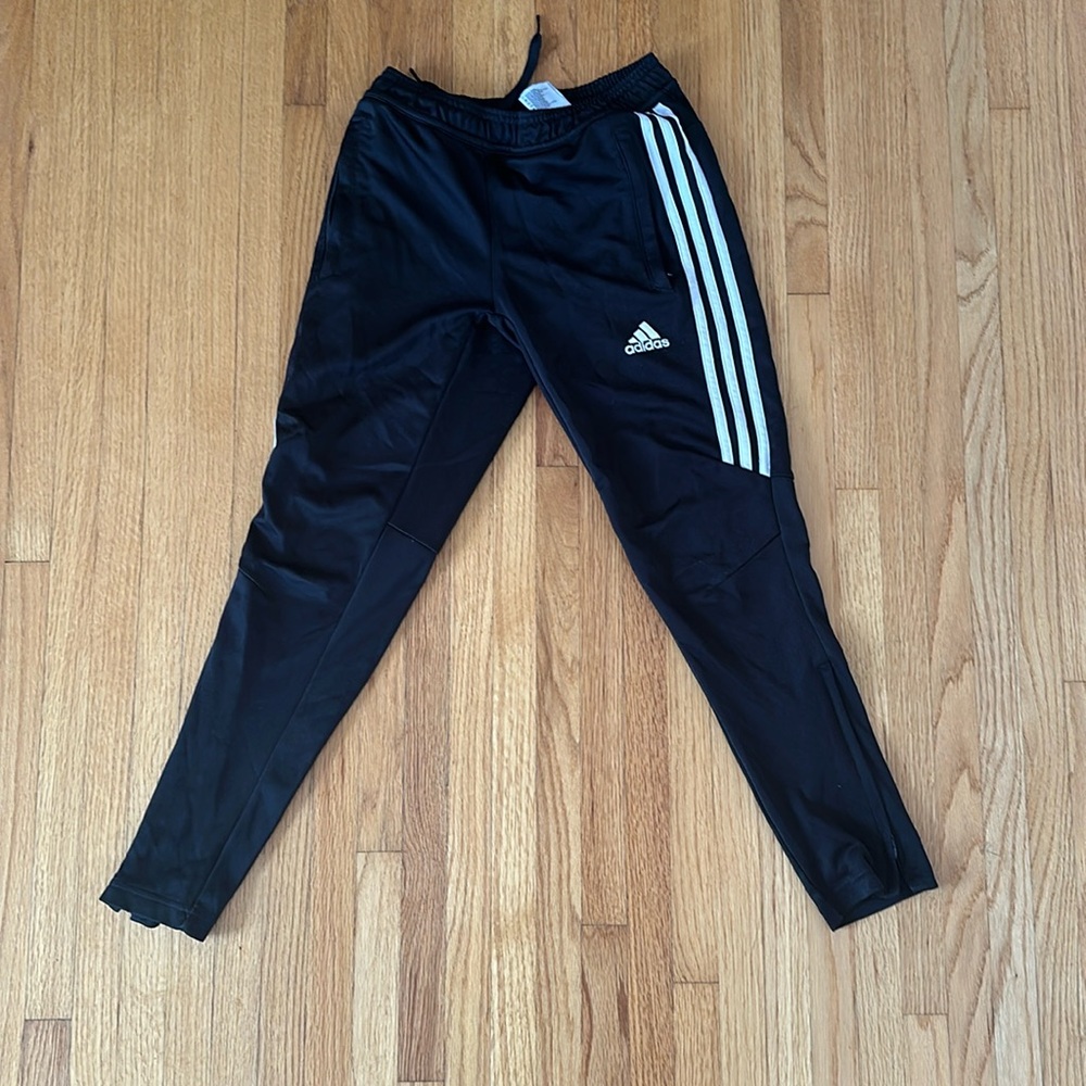 Kids Adidas Black Joggers